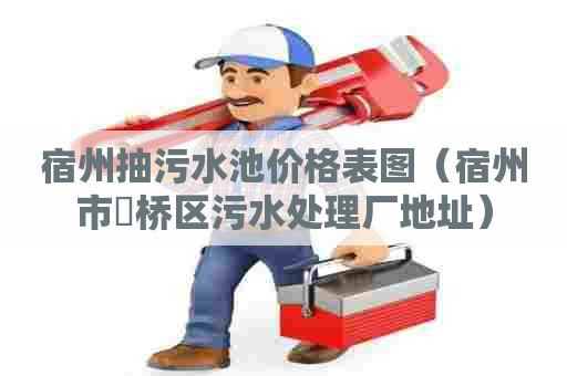 宿州抽污水池价格表图（宿州市埇桥区污水处理厂地址）