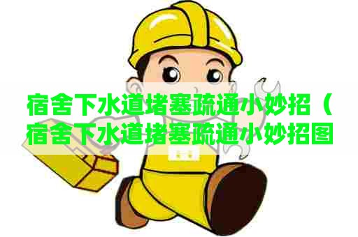 宿舍下水道堵塞疏通小妙招（宿舍下水道堵塞疏通小妙招图片）