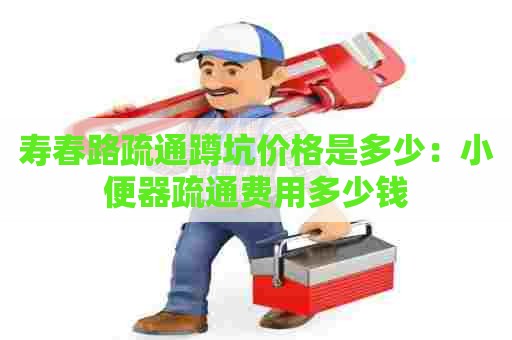 寿春路疏通蹲坑价格是多少：小便器疏通费用多少钱