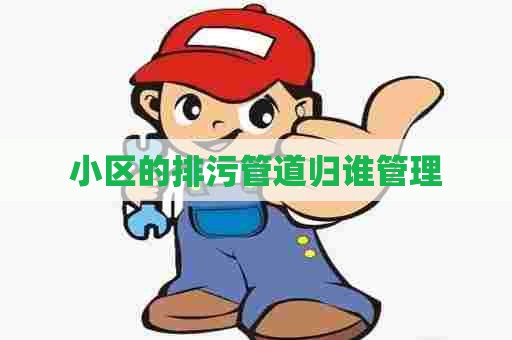 小区的排污管道归谁管理