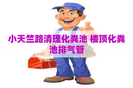 小天竺路清理化粪池 楼顶化粪池排气管