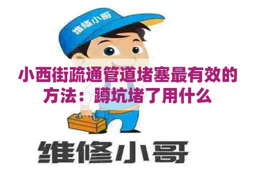 小西街疏通管道堵塞最有效的方法：蹲坑堵了用什么