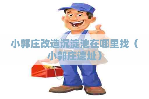 小郭庄改造沉淀池在哪里找(小郭庄遗址) 小郭庄改造沉淀池在哪里找(小郭庄遗址)