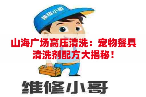山海广场高压清洗：宠物餐具清洗剂配方大揭秘！