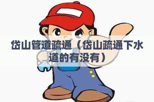 岱山管道疏通（岱山疏通下水道的有没有）