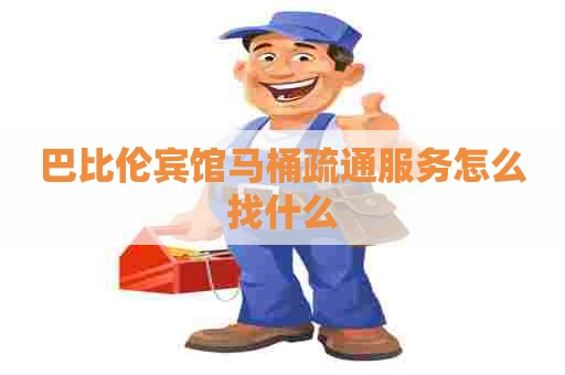 巴比伦宾馆马桶疏通服务怎么找什么