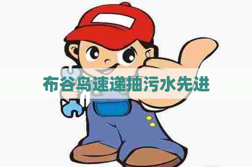 布谷鸟速递抽污水先进