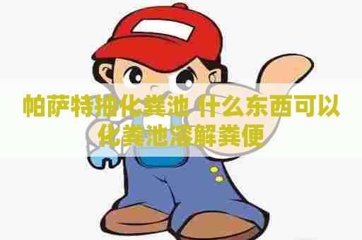 帕萨特抽化粪池 什么东西可以化粪池溶解粪便