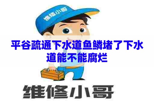 平谷疏通下水道鱼鳞堵了下水道能不能腐烂