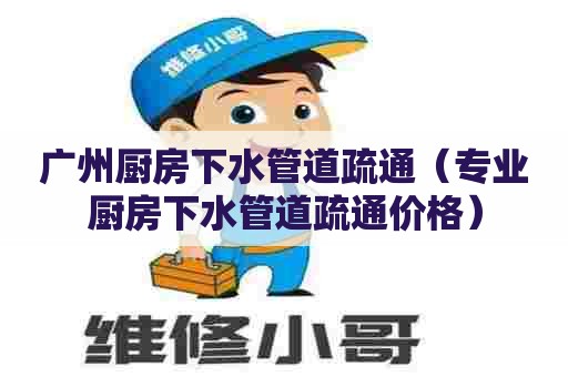 广州厨房下水管道疏通（专业厨房下水管道疏通价格）