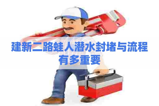 建新二路蛙人潜水封堵与流程有多重要