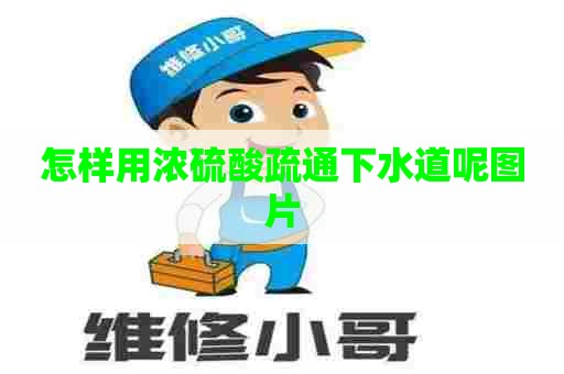 怎样用浓硫酸疏通下水道呢图片