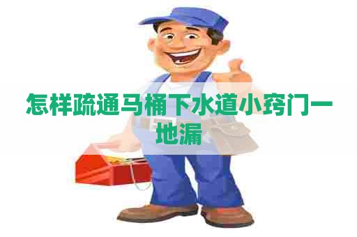 怎样疏通马桶下水道小窍门一地漏