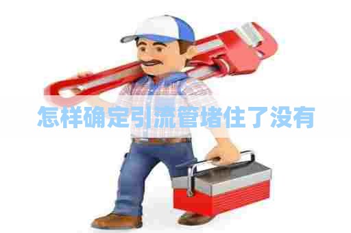 怎样确定引流管堵住了没有