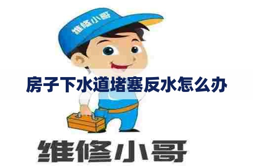 房子下水道堵塞反水怎么办