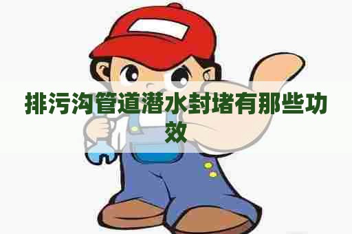 排污沟管道潜水封堵有那些功效 排污沟管道潜水封堵有那些功效