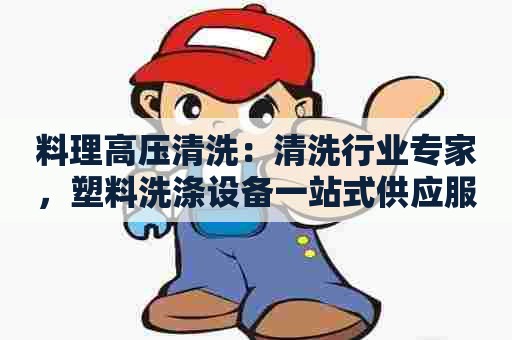 料理高压清洗：清洗行业专家，塑料洗涤设备一站式供应服务