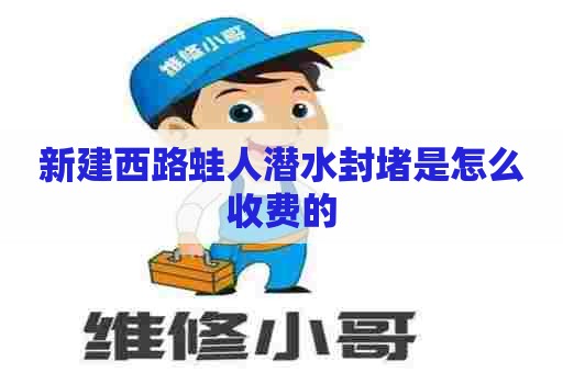 新建西路蛙人潜水封堵是怎么收费的