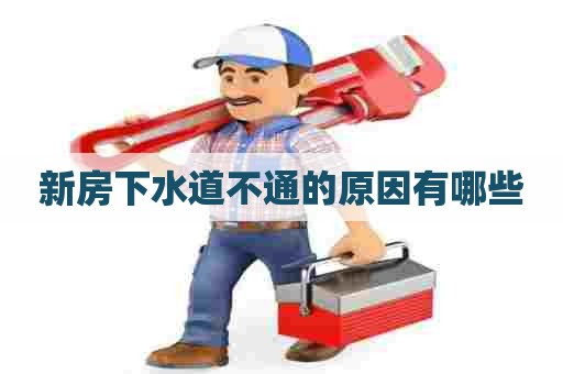 新房下水道不通的原因有哪些