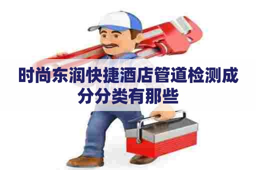 时尚东润快捷酒店管道检测成分分类有那些