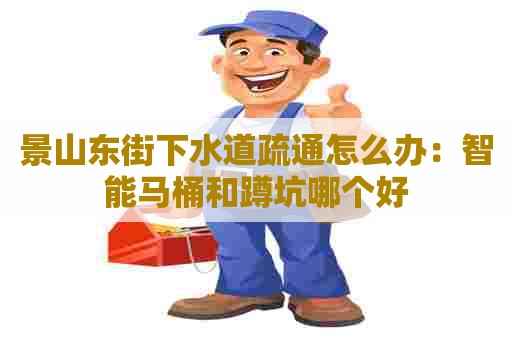 景山东街下水道疏通怎么办：智能马桶和蹲坑哪个好