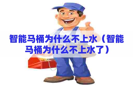 智能马桶为什么不上水（智能马桶为什么不上水了）