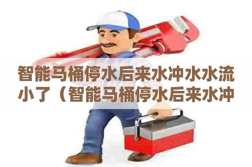 智能马桶停水后来水冲水水流小了（智能马桶停水后来水冲水水流小了怎么办）