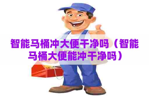 智能马桶冲大便干净吗（智能马桶大便能冲干净吗）