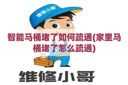 智能马桶堵了如何疏通(家里马桶堵了怎么疏通)