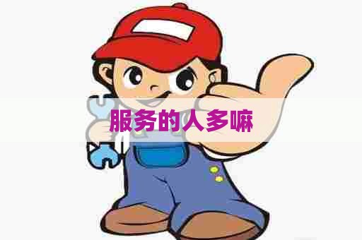 服务的人多嘛