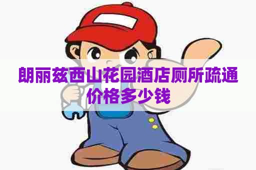 朗丽兹西山花园酒店厕所疏通价格多少钱