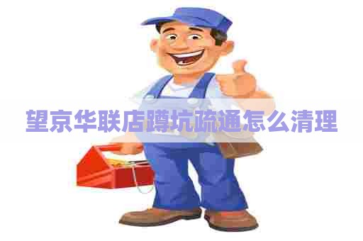 望京华联店蹲坑疏通怎么清理