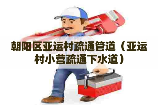 朝阳区亚运村疏通管道(亚运村小营疏通下水道) 朝阳区亚运村疏通管道(亚运村小营疏通下水道)