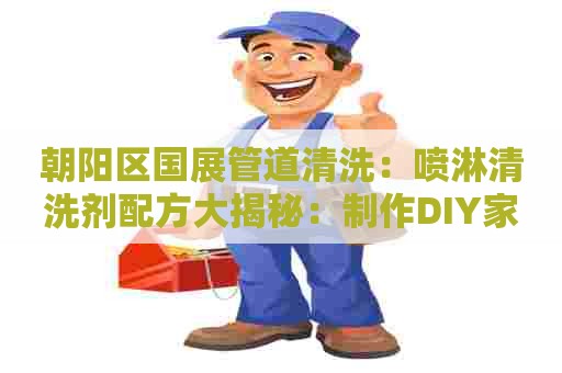 朝阳区国展管道清洗：喷淋清洗剂配方大揭秘：制作DIY家用清洁剂！