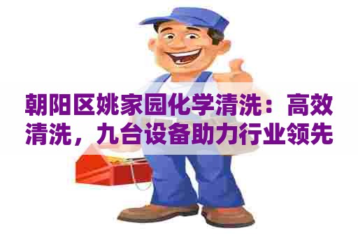 朝阳区姚家园化学清洗:高效清洗,九台设备助力行业领先 朝阳区姚家园化学清洗:高效清洗,九台设备助力行业领先