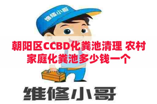 朝阳区CCBD化粪池清理 农村家庭化粪池多少钱一个