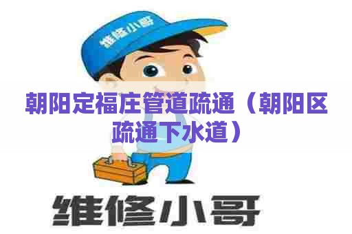 朝阳定福庄管道疏通（朝阳区疏通下水道）