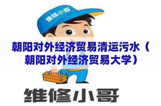 朝阳对外经济贸易清运污水（朝阳对外经济贸易大学）