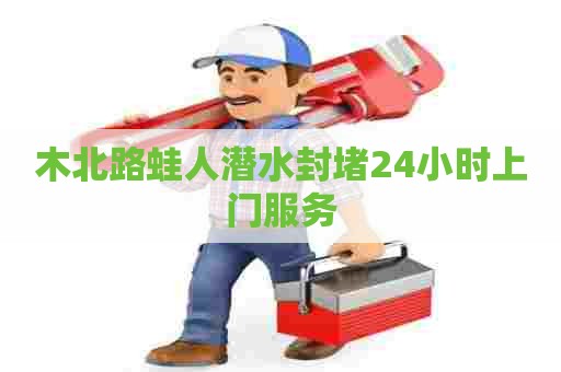 木北路蛙人潜水封堵24小时上门服务