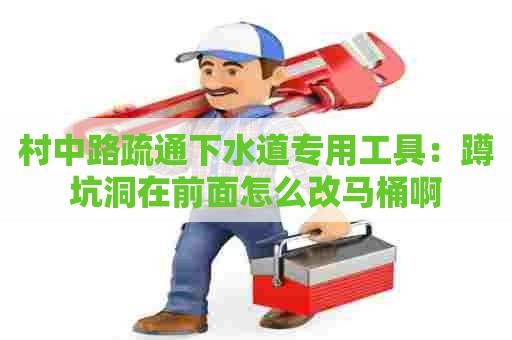 村中路疏通下水道专用工具：蹲坑洞在前面怎么改马桶啊