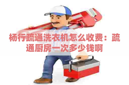 杨行疏通洗衣机怎么收费：疏通厨房一次多少钱啊