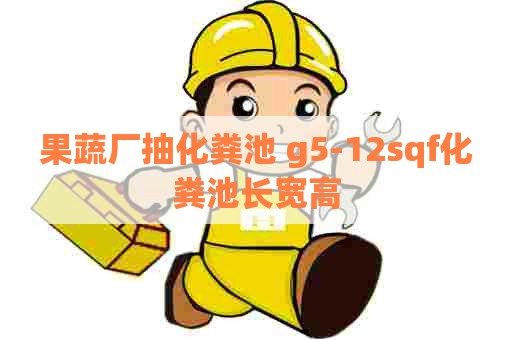 果蔬厂抽化粪池 g5-12sqf化粪池长宽高