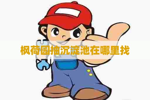 枫荷园抽沉淀池在哪里找