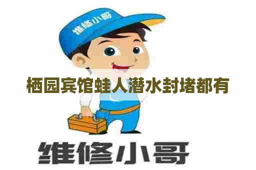 栖园宾馆蛙人潜水封堵都有