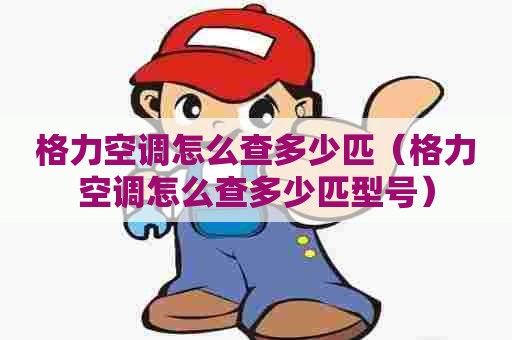 格力空调怎么查多少匹（格力空调怎么查多少匹型号）