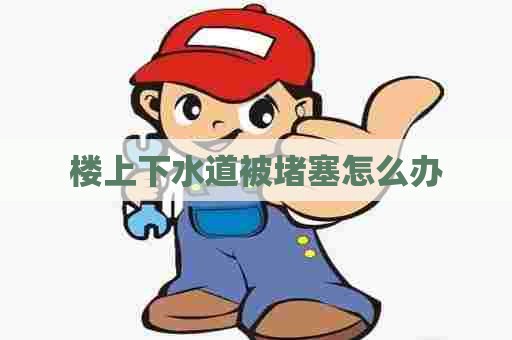 楼上下水道被堵塞怎么办
