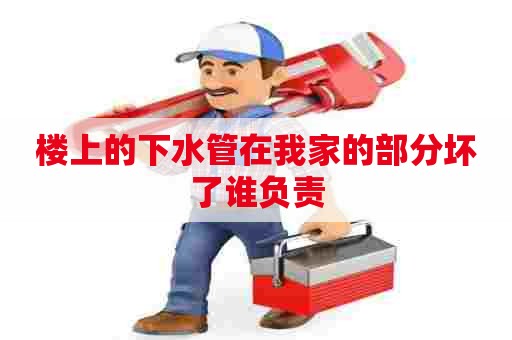 楼上的下水管在我家的部分坏了谁负责