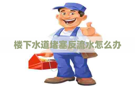 楼下水道堵塞反流水怎么办