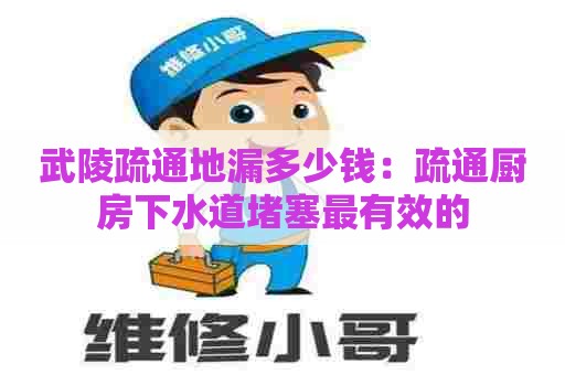 武陵疏通地漏多少钱:疏通厨房下水道堵塞最有效的 武陵疏通地漏多少钱:疏通厨房下水道堵塞最有效的