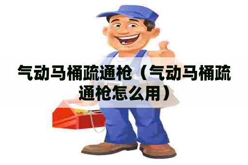 气动马桶疏通枪（气动马桶疏通枪怎么用）